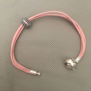 Authentic Pandora bracelet with charm